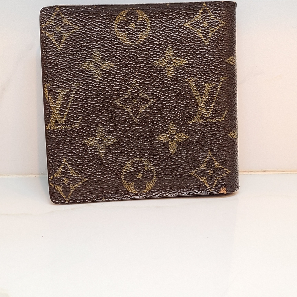 Louis Vuitton Brown and Gold Monogram Wallet Bifold With Coin Purse - Picture 2 of 12